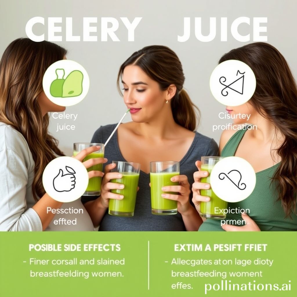 Risks of Celery Juice for Breastfeeding Moms